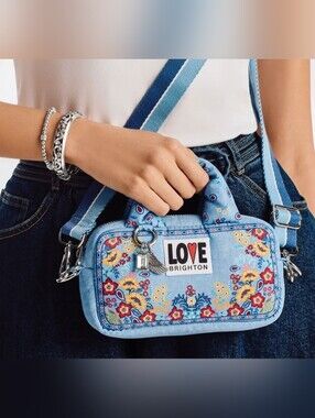 NWOT | BRIGHTON | Bandana LOVE Crossbody Bag